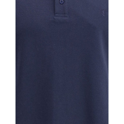 Saint Laurent Polo Cassandre en coton