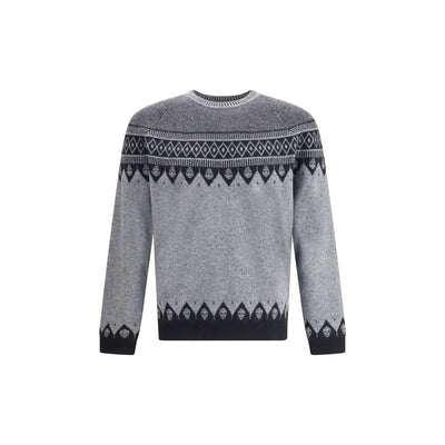 Alexander McQueen Jacquard pattern with skulls Sweater
