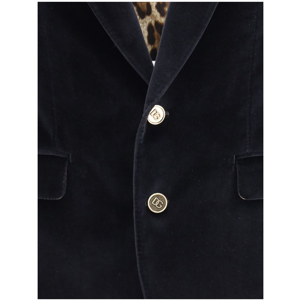 Blazer Sicile en velours Dolce &amp; Gabbana