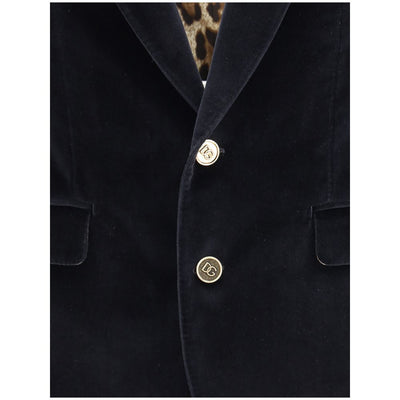 Blazer Sicile en velours Dolce &amp; Gabbana