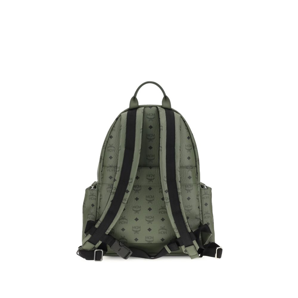 MCM bedrukte canvas Stark rugzak