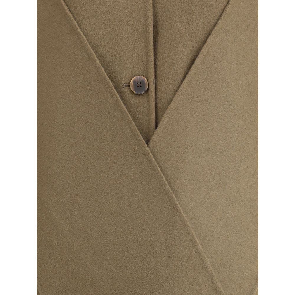 Manteau écharpe en laine Dynamis Studio