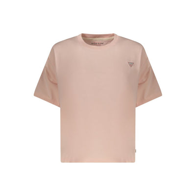 Guess Jeans Pink Cotton Women T-Shirt