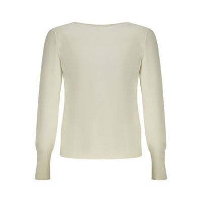 Pull Guess Jeans en viscose blanche pour femme
