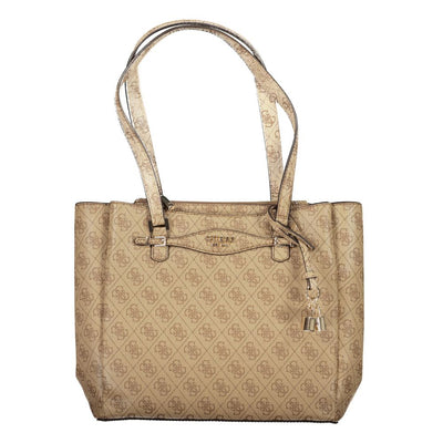 Sac à main Guess Jeans beige en polyéthylène pour femme