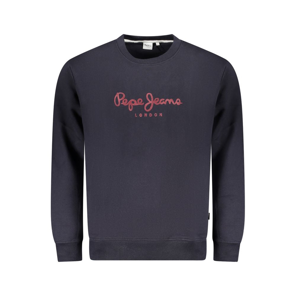 Pull Pepe Jeans bleu en coton pour homme