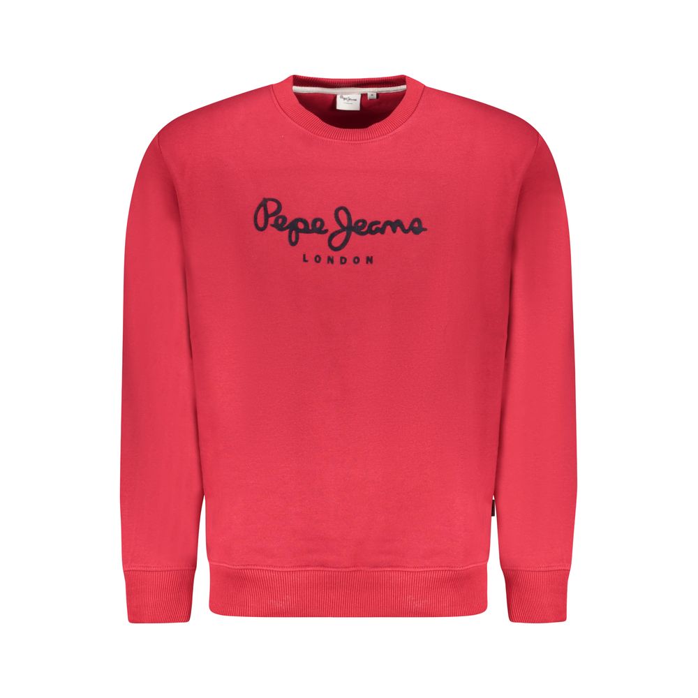 Pull Pepe Jeans en coton rouge pour homme