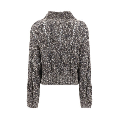 Cardigan tressé Brunello Cucinelli