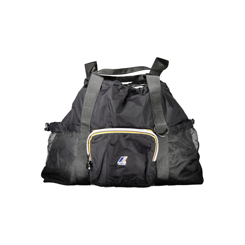 Sac à main K-WAY en polyamide noir