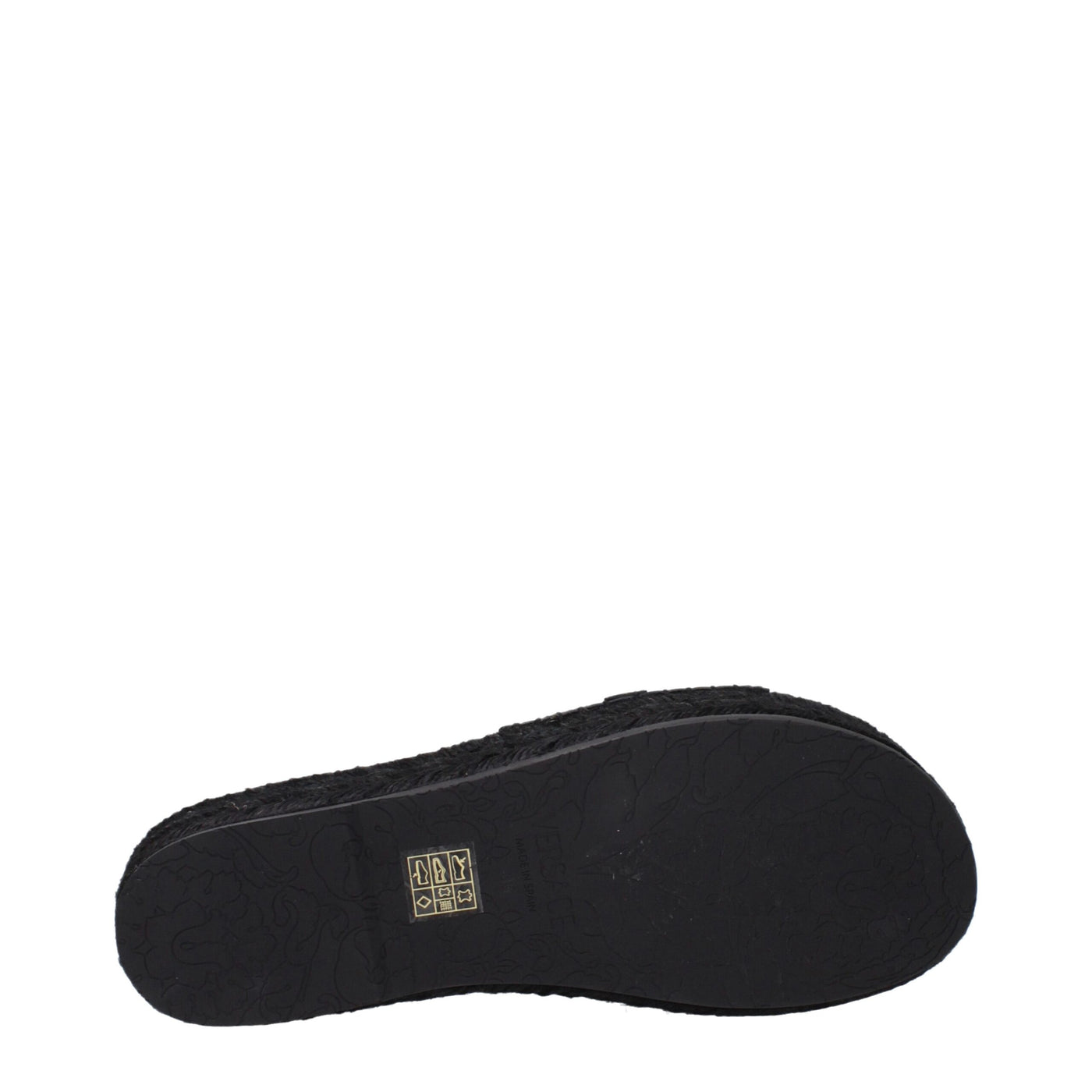 Versace Zwarte Leren Pantoffels Sandalen