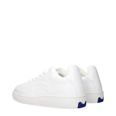 Burberry Baskets basses en cuir blanc