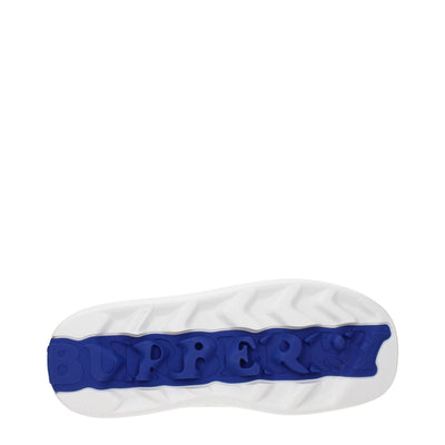 Burberry Baskets basses en cuir blanc