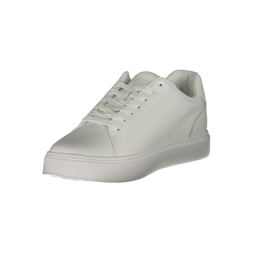 Calvin Klein Witte Leren Heren Sneaker