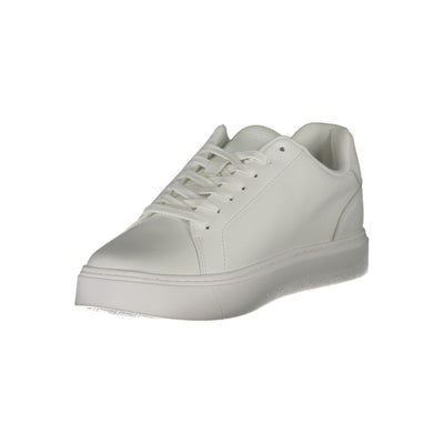 Calvin Klein Witte Leren Heren Sneaker