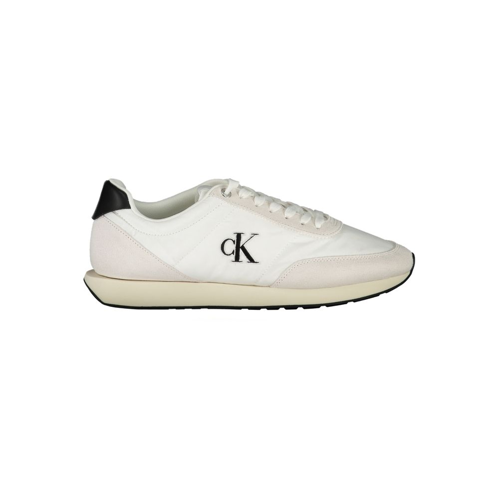 Calvin Klein Witte Polyester Heren Sneaker