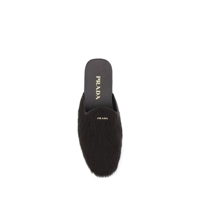 Prada Leather Mules