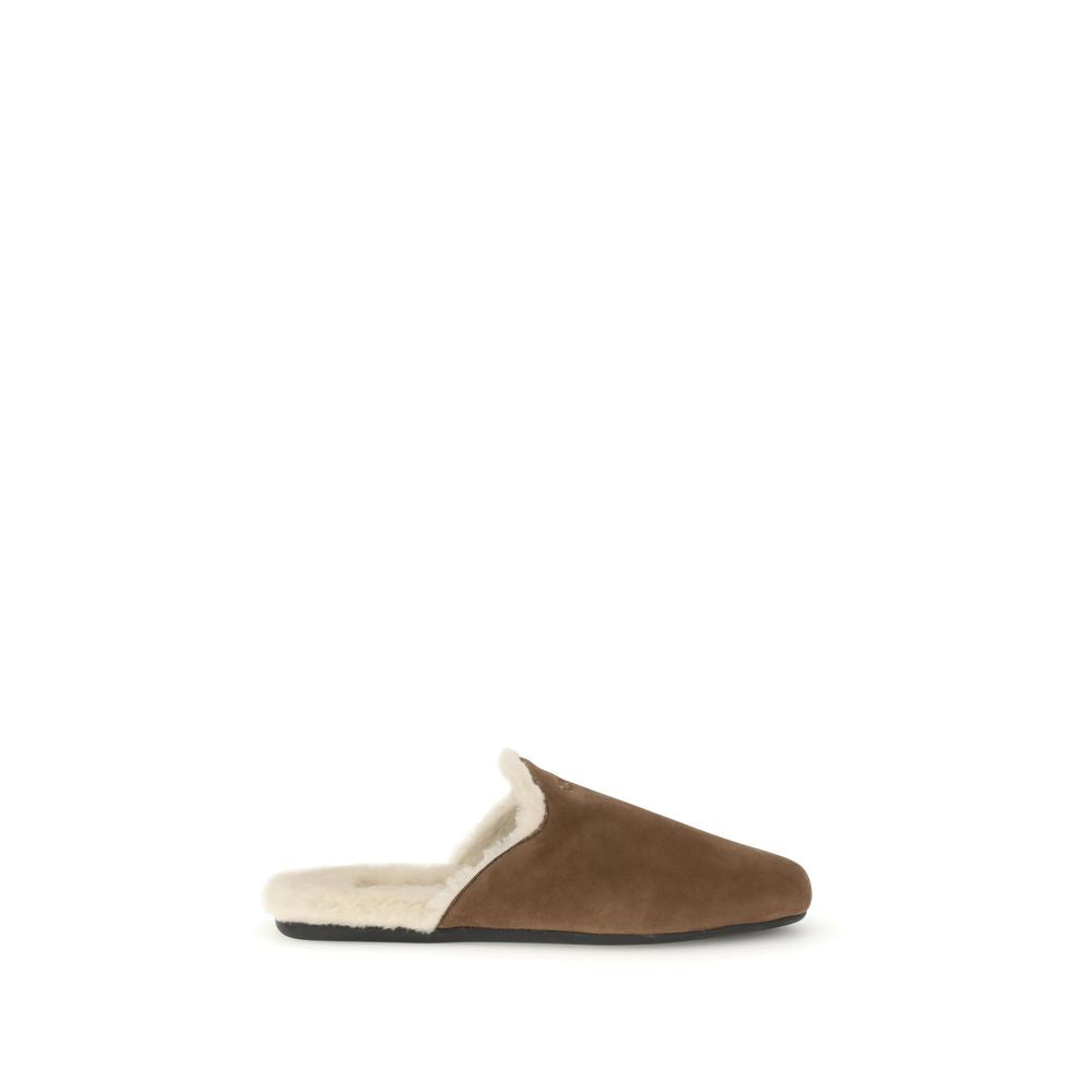 Mules en daim Prada