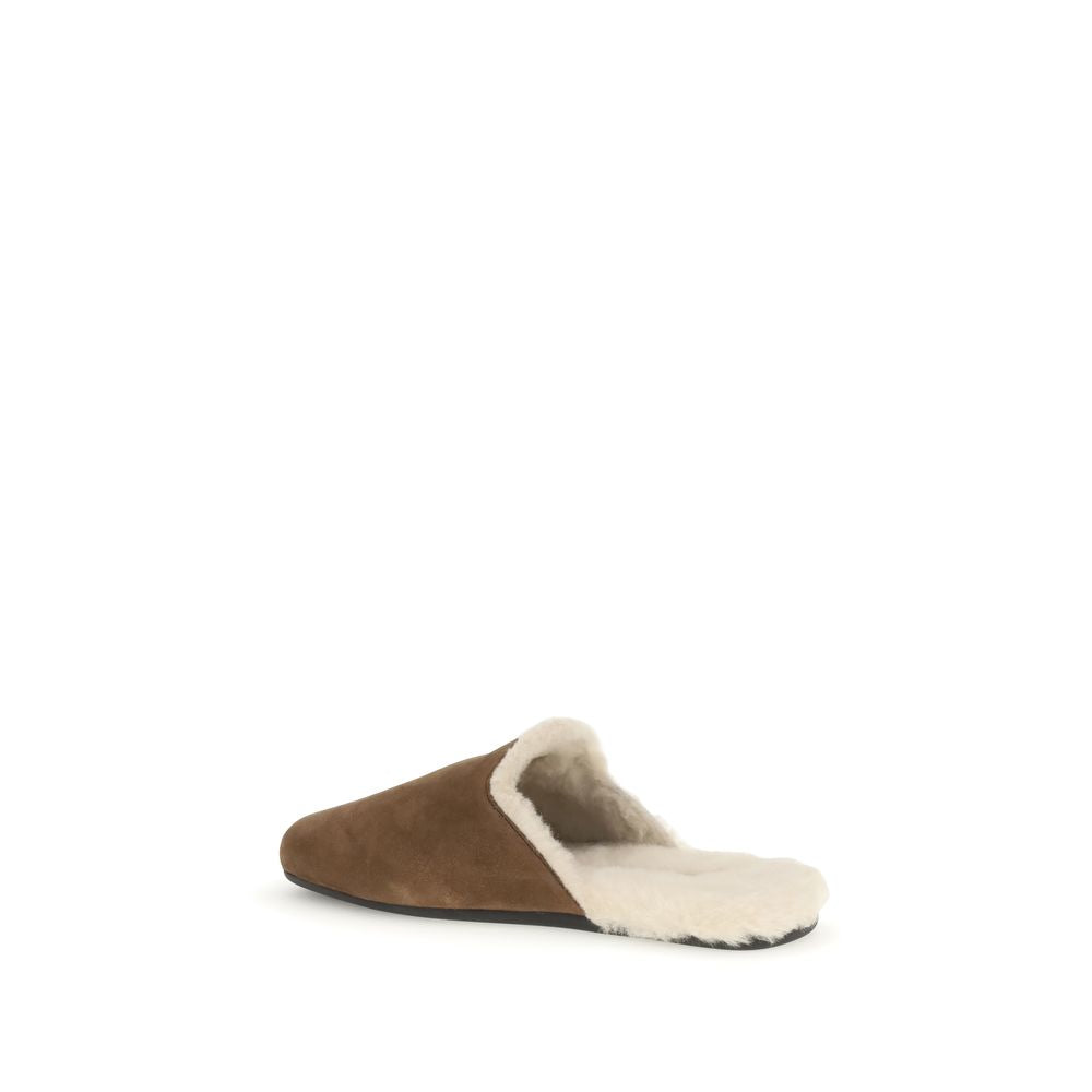 Mules en daim Prada