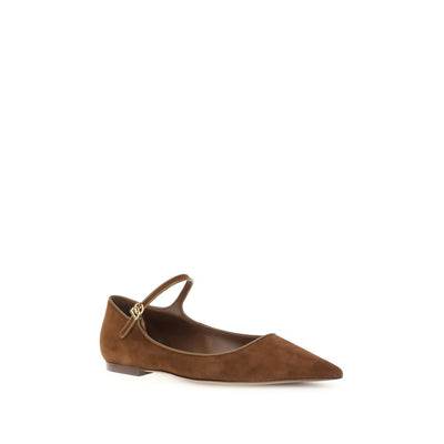 Ballerines Dolce &amp; Gabbana en daim et cuir nappa