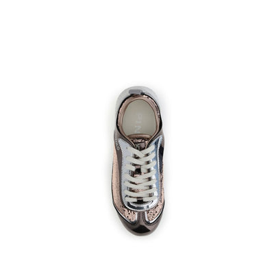 PINKO Sequined mirror fabric Reby 10 Sneakers