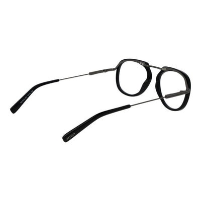 Ermenegildo Zegna Black Men Glasses Frame