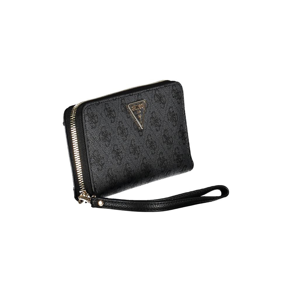 Guess Jeans Zwarte Polyethyleen Portemonnee