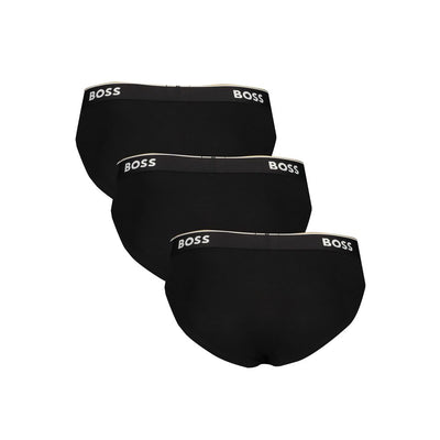 Hugo Boss Black Cotton Men Brief