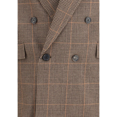 Blazer en laine Prince de Galles Saint Laurent
