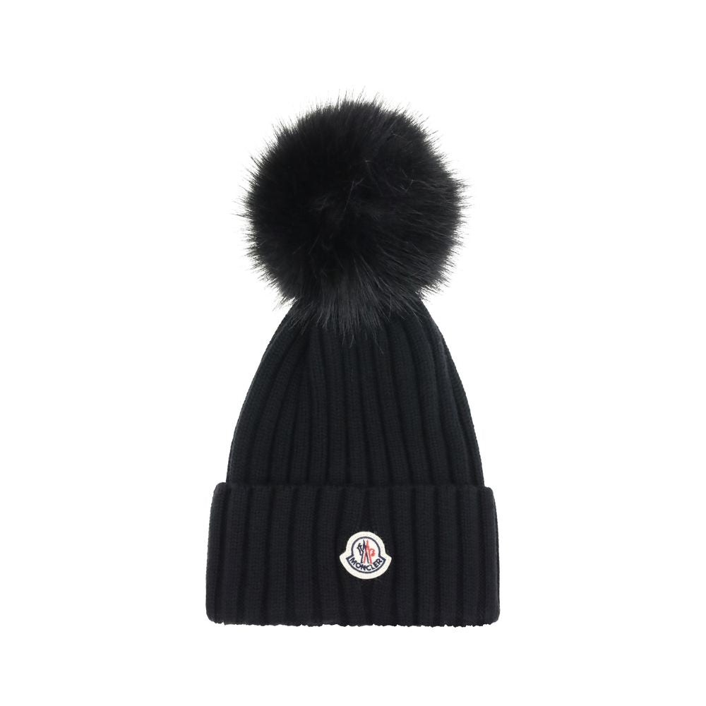 Bonnet à pompon en laine Moncler