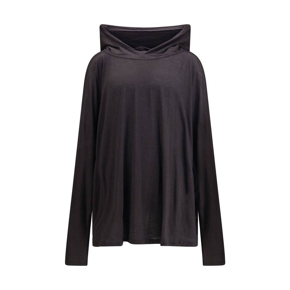 T-shirt à capuche long Rick Owens