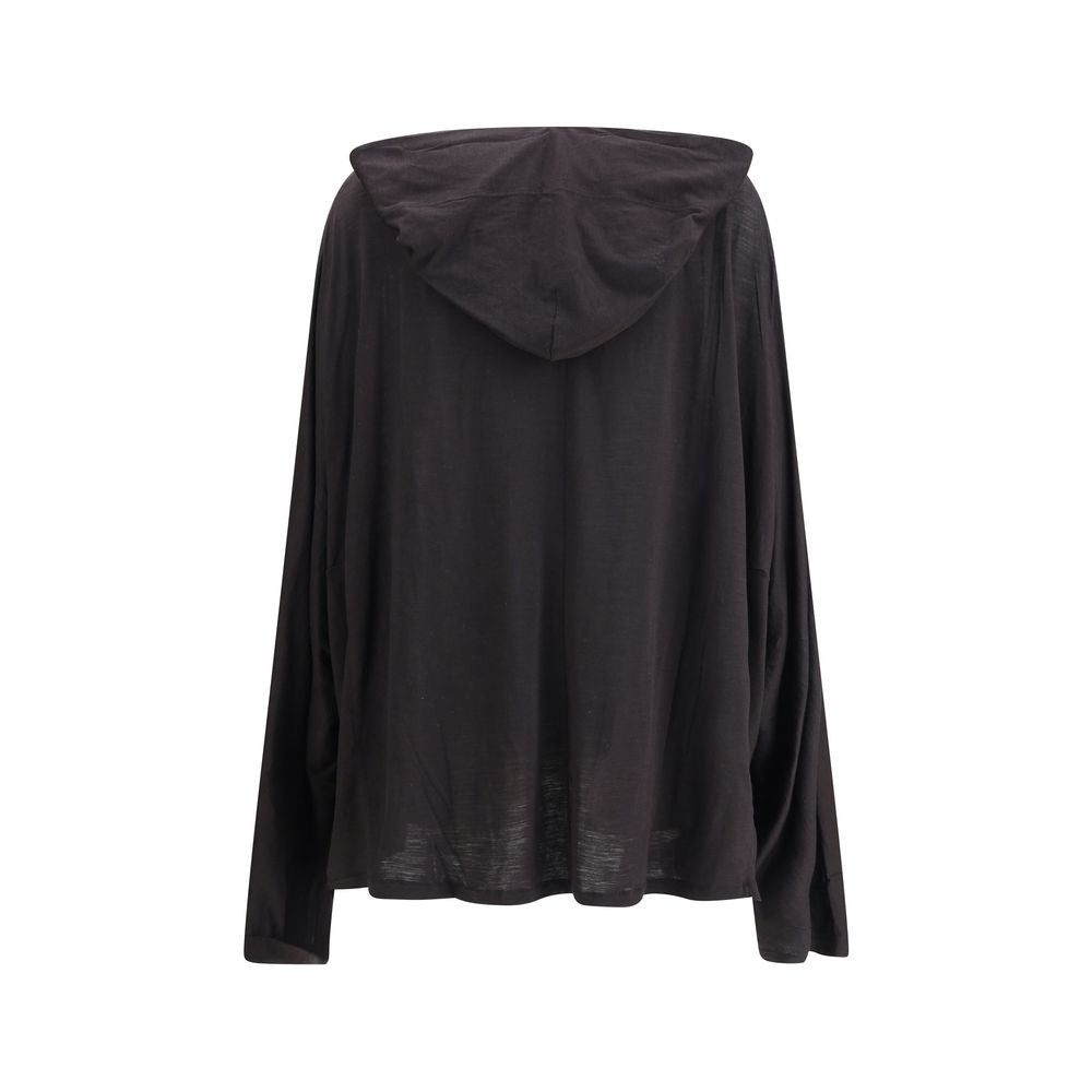 T-shirt à capuche long Rick Owens