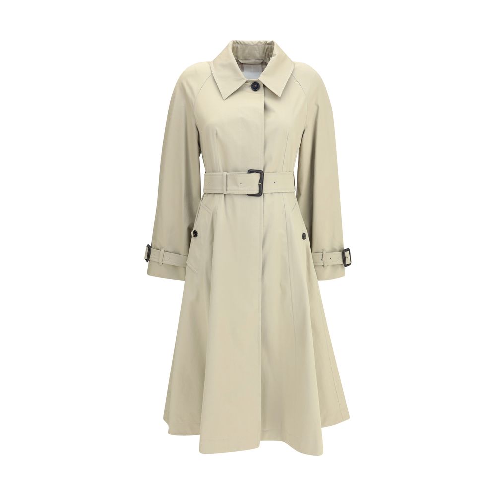 Burberry Ellingham fit-and-flare lange gabardine trenchcoat