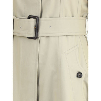 Burberry Ellingham fit-and-flare lange gabardine trenchcoat