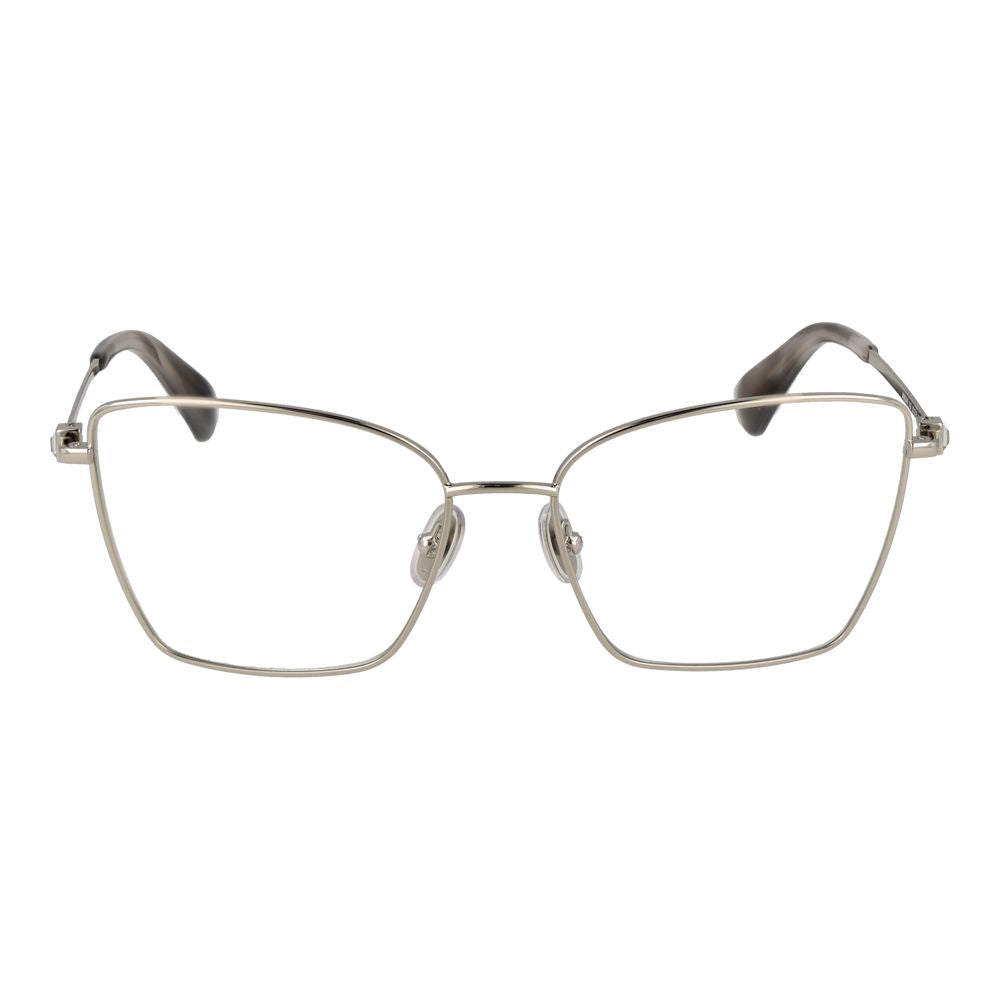 Montures optiques argentées pour femmes Max Mara