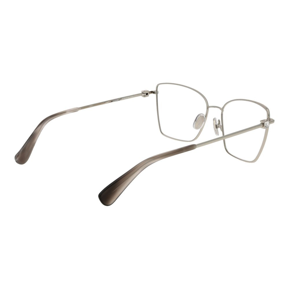 Montures optiques argentées pour femmes Max Mara