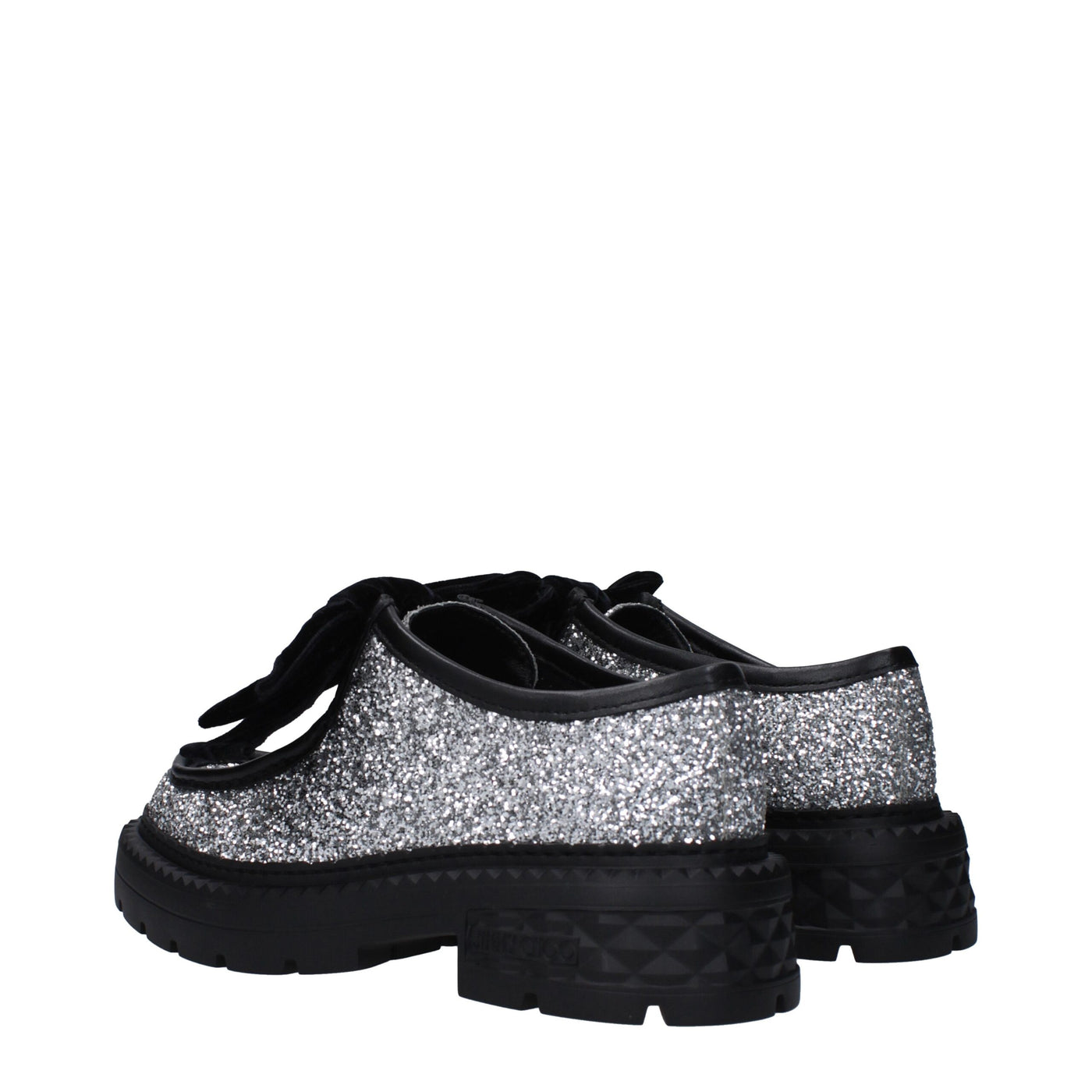 Jimmy Choo Grijze Plastic Slip-On Loafers