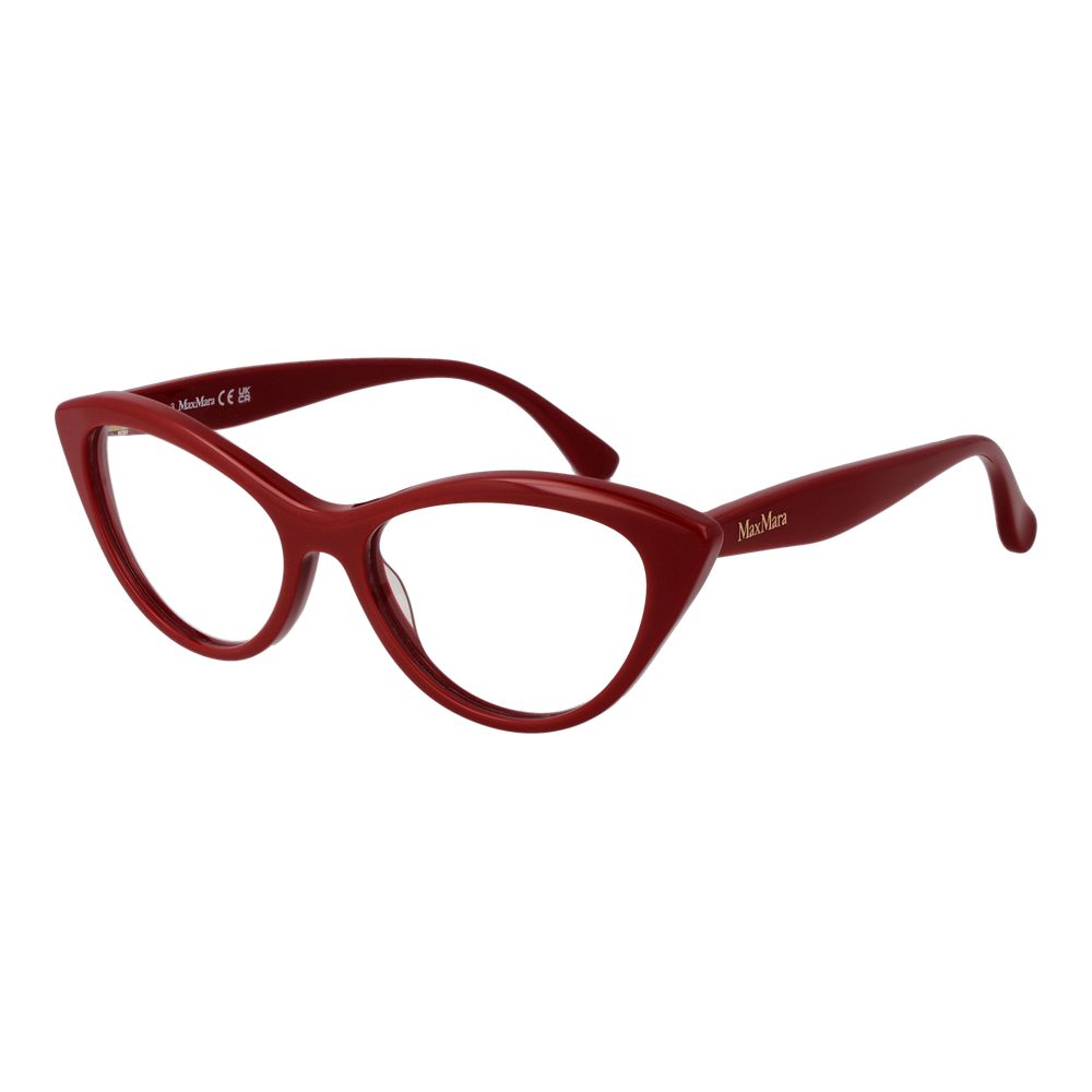 Monture de lunettes pour femme Max Mara, couleur rouge.
