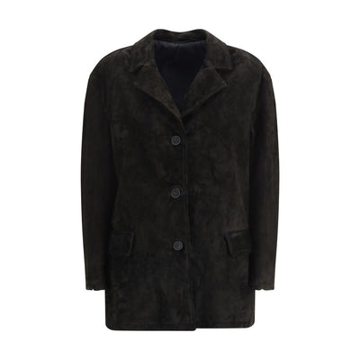 Veste en cuir suédé Salvatore Santoro
