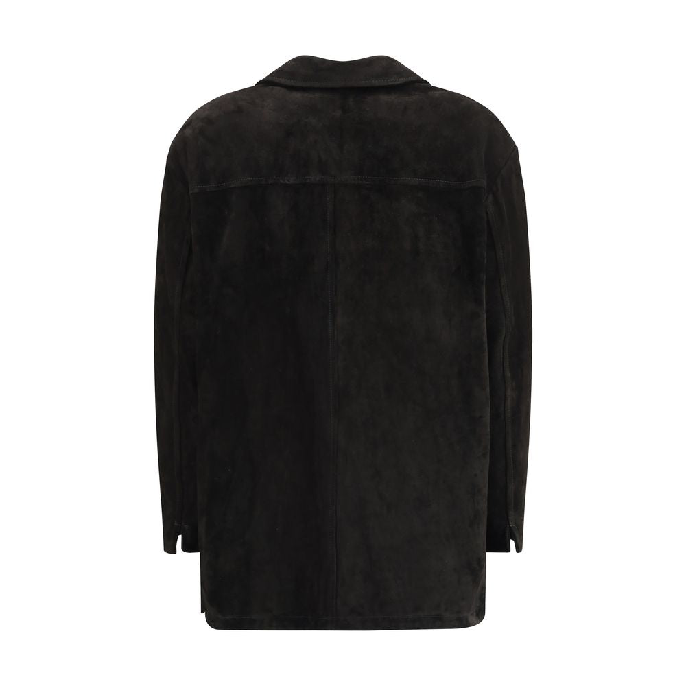 Veste en cuir suédé Salvatore Santoro
