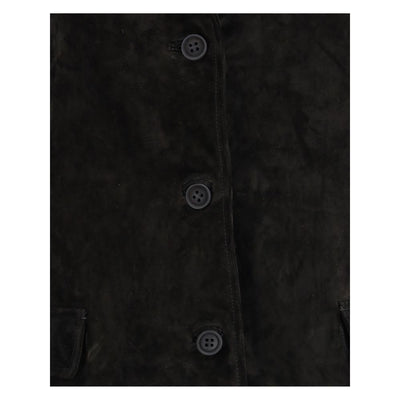 Veste en cuir suédé Salvatore Santoro