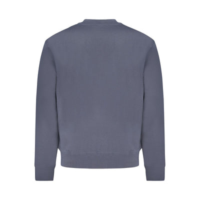 Hugo Boss Blue Cotton Men Sweater