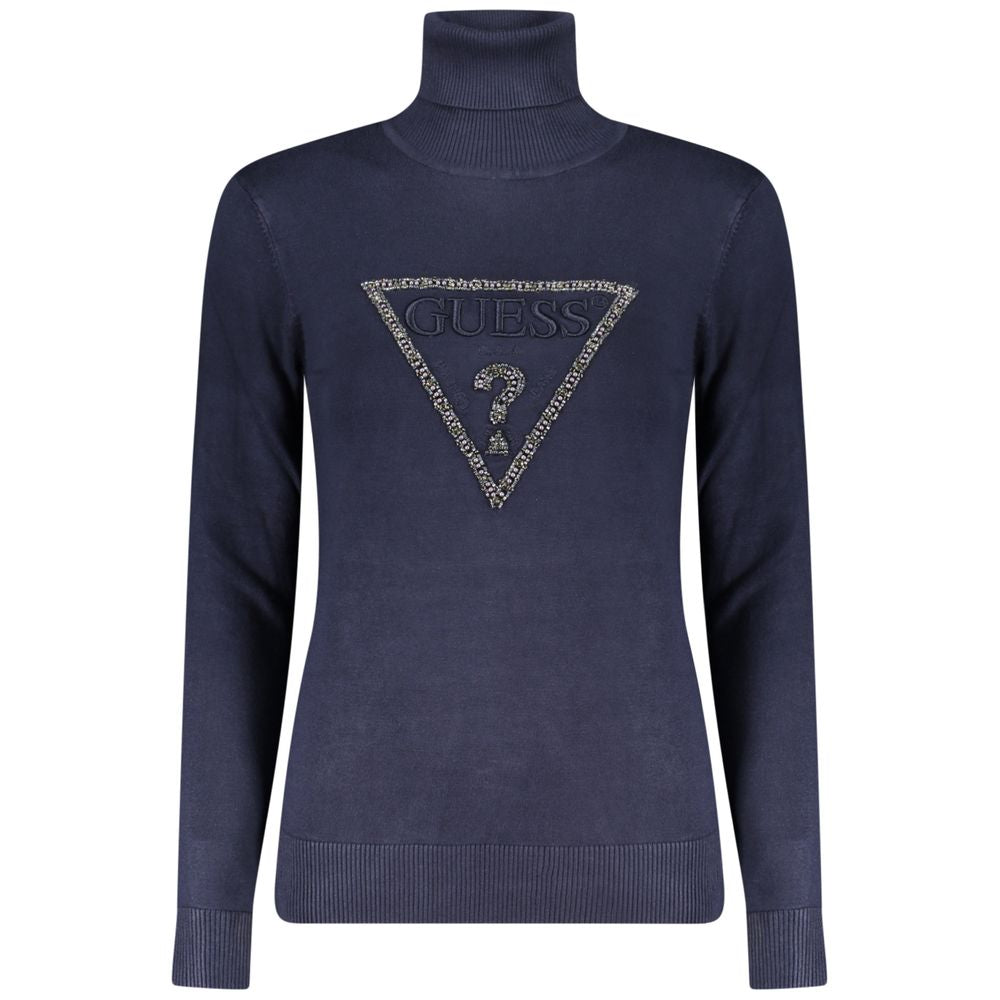 Guess Jeans Blauwe Viscose Dames Trui