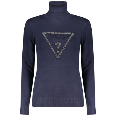 Guess Jeans Blauwe Viscose Dames Trui