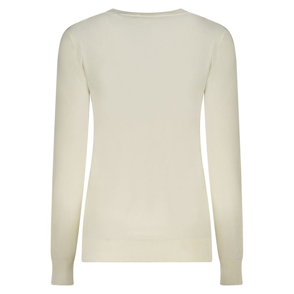 Guess Jeans Witte Viscose Dames Trui