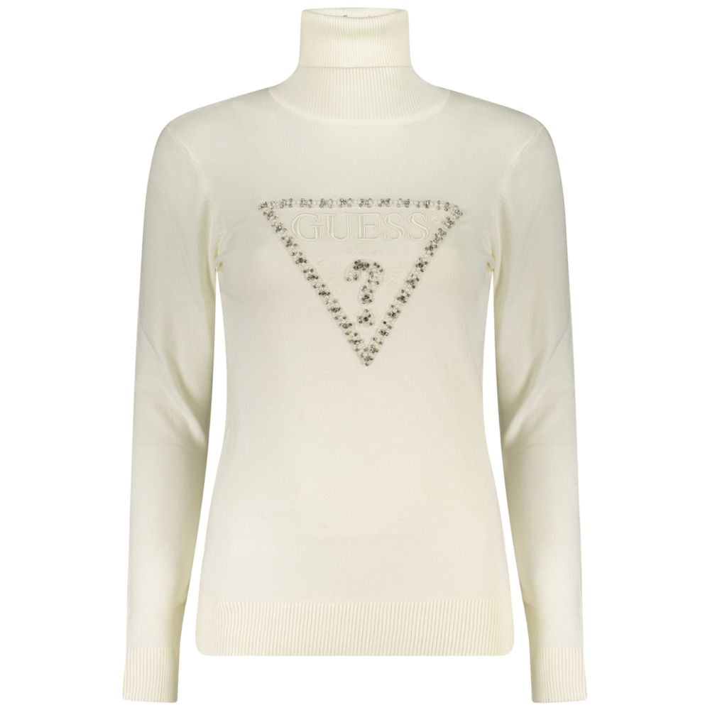 Guess Jeans Witte Viscose Dames Trui