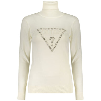 Guess Jeans Witte Viscose Dames Trui