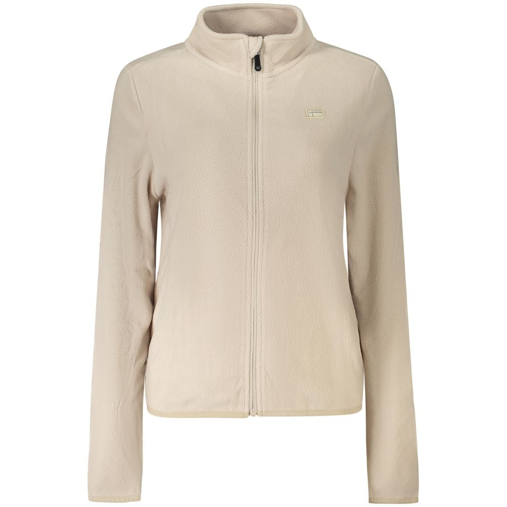Pull en polyester beige pour femme, Norvège 1963