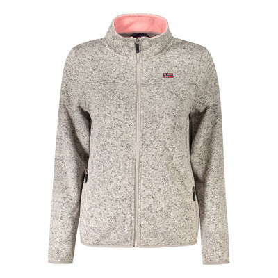 Pull en polyester beige pour femme, Norvège 1963