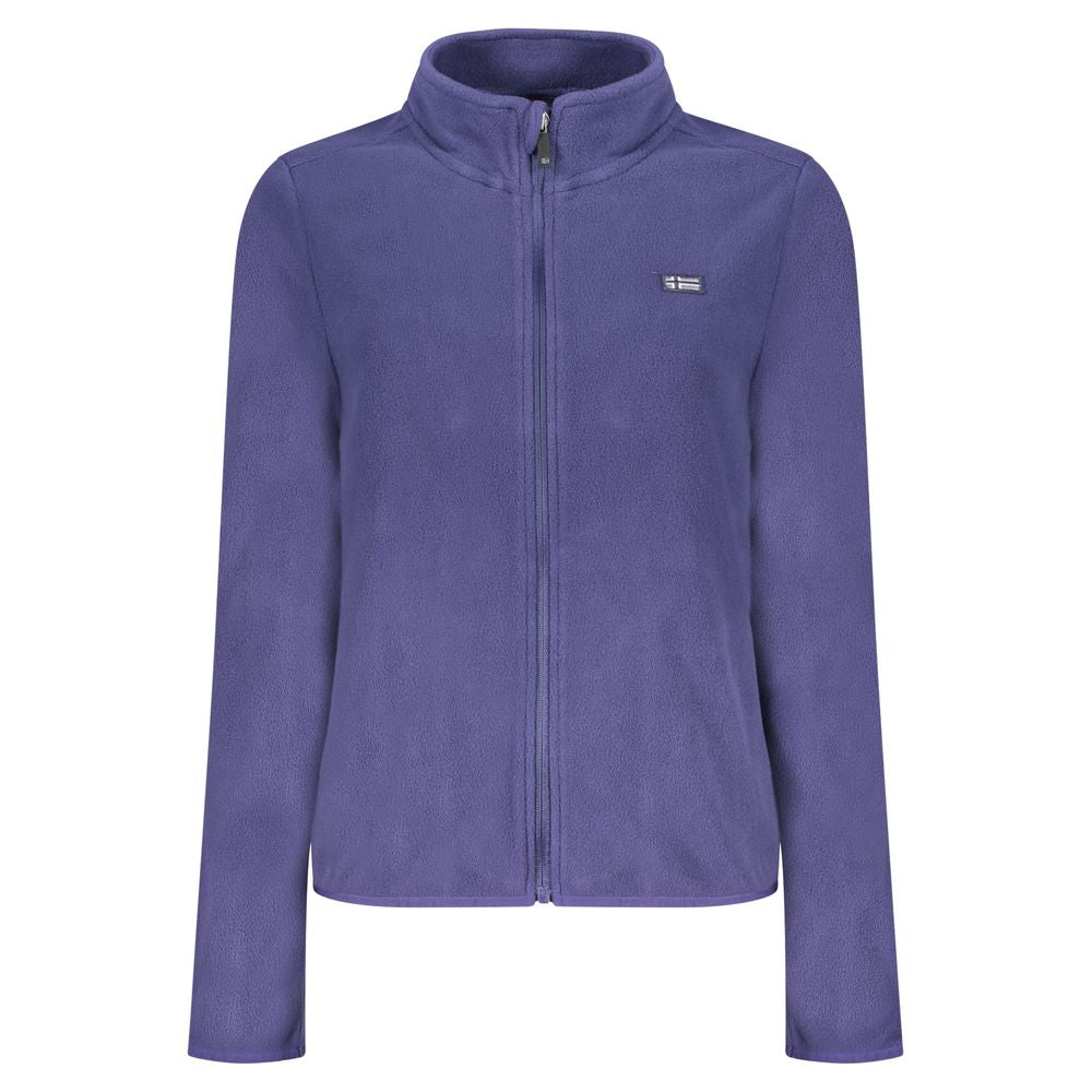 Pull en polyester bleu pour femme, Norvège 1963