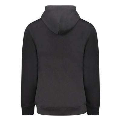 Tommy Hilfiger "Black Cotton Men Sweater with Central Pocket"
